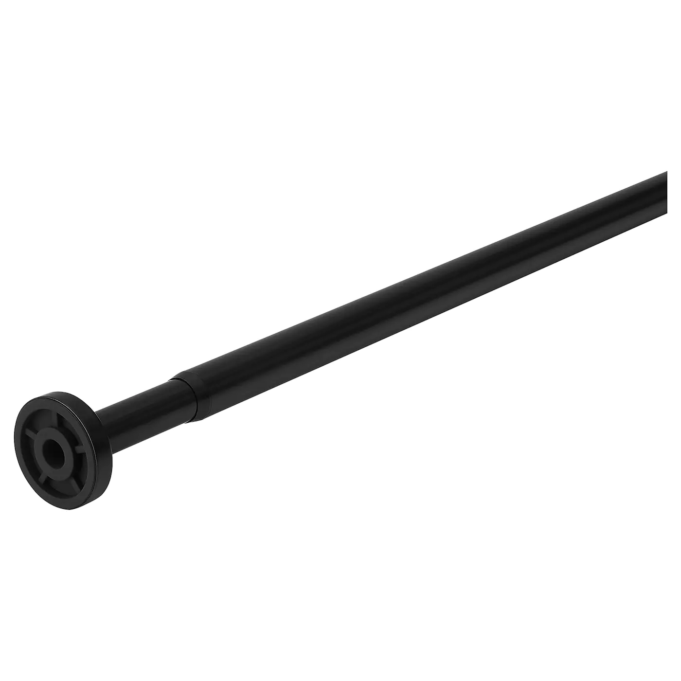 IKEA AVESJÖN Shower Curtain Tension Rod Black 4779 "