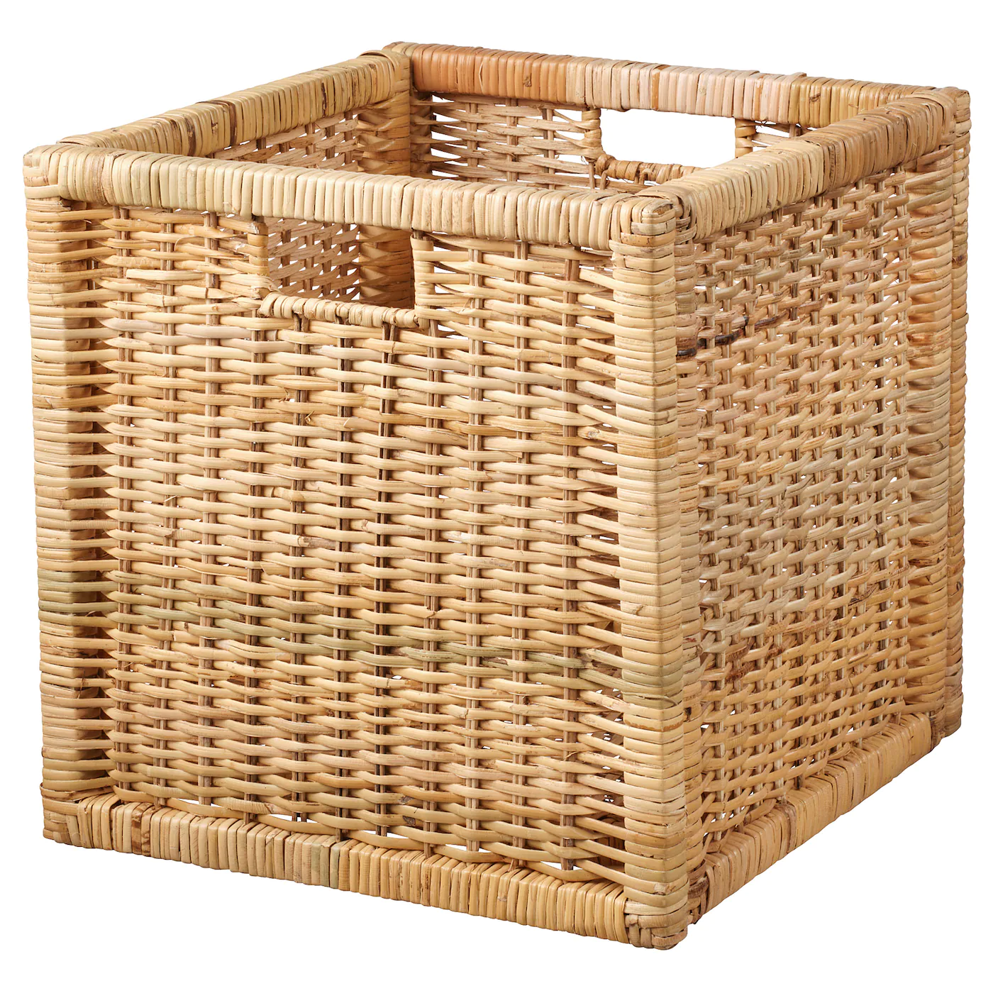 IKEA BRANÄS Basket Rattan 12 ½x13 ½x12 ½ "
