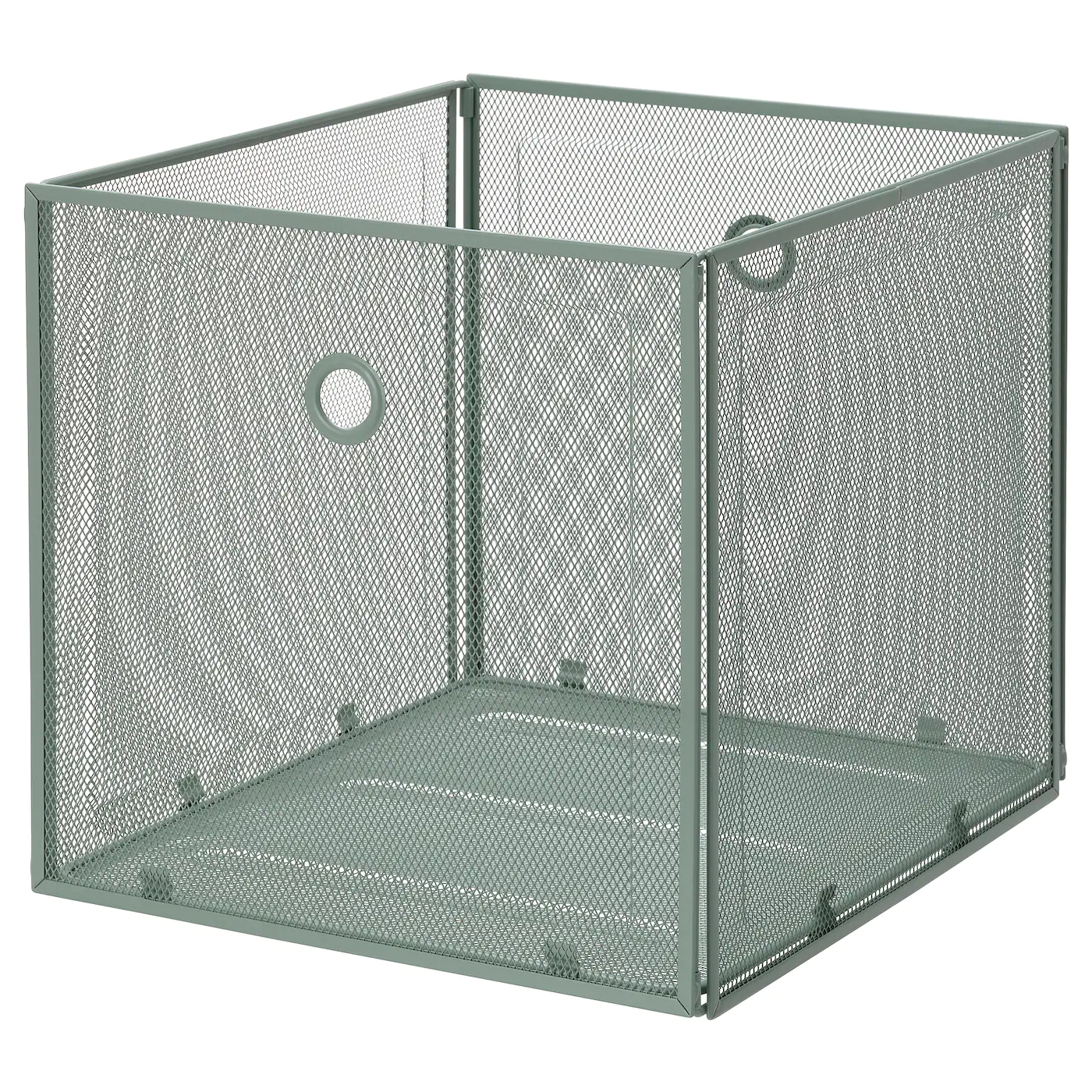 IKEA DRÖNJÖNS Storage Box Light Greengray 13x14 ½x13 "