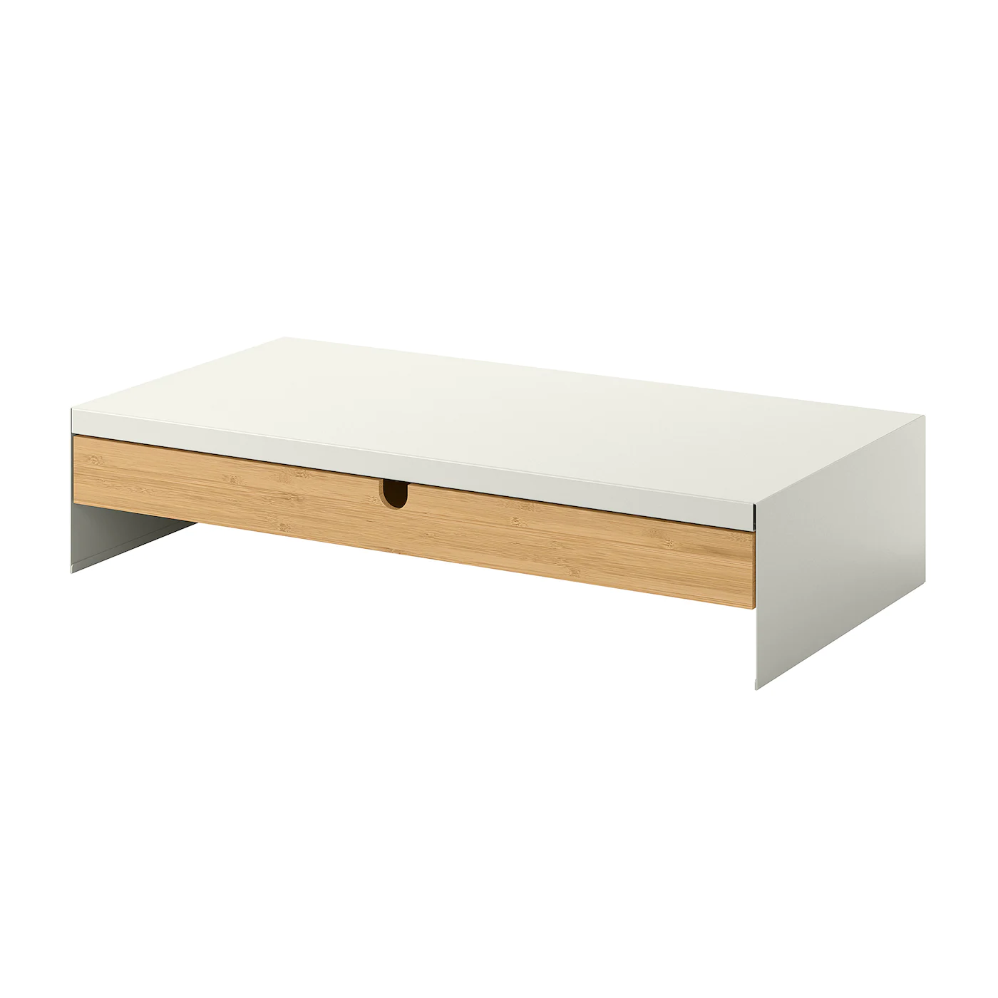 IKEA ELLOVEN Monitor Stand With Drawer White