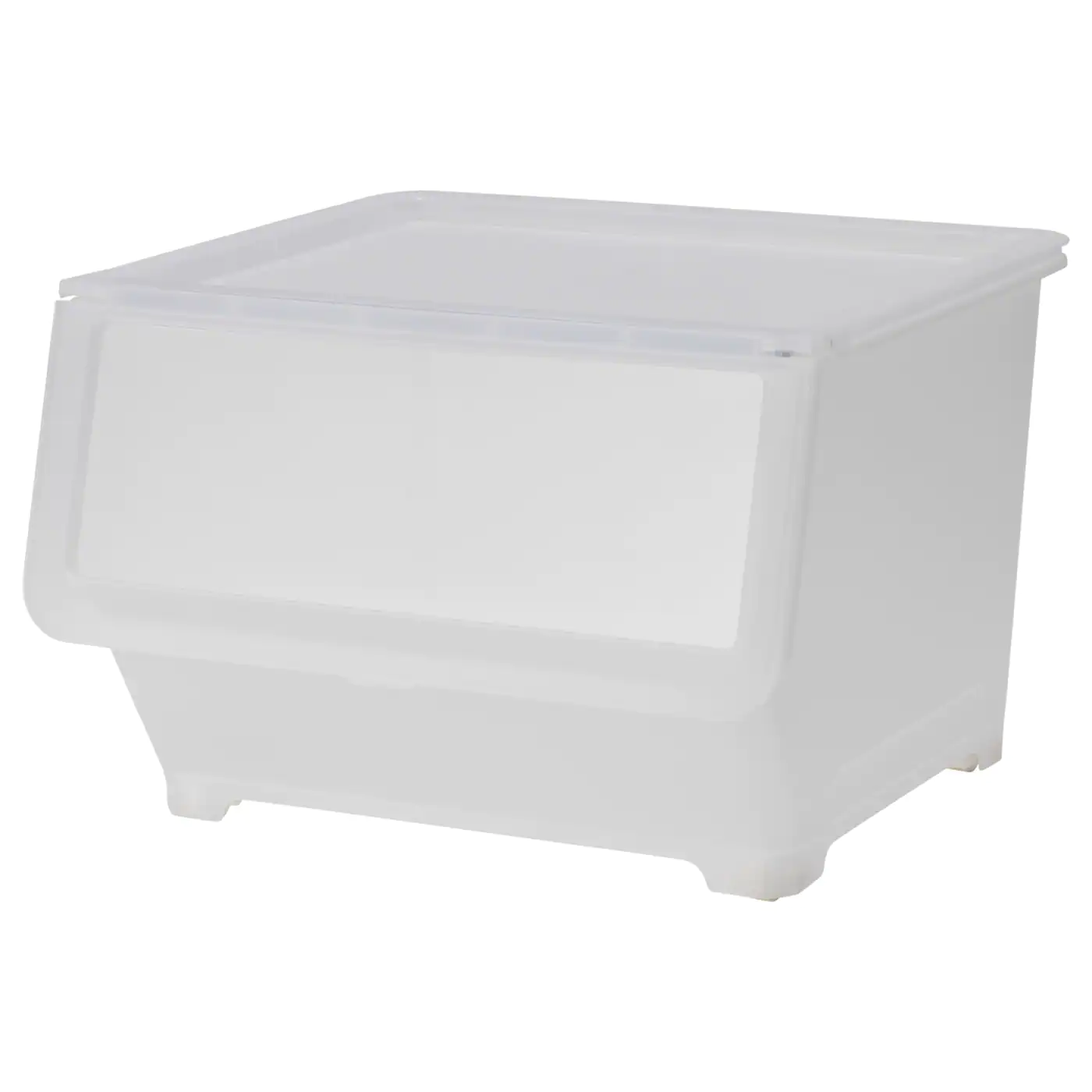 IKEA FIRRA Box With Lid Clear 17 ½x16 ½x12 ¼ "
