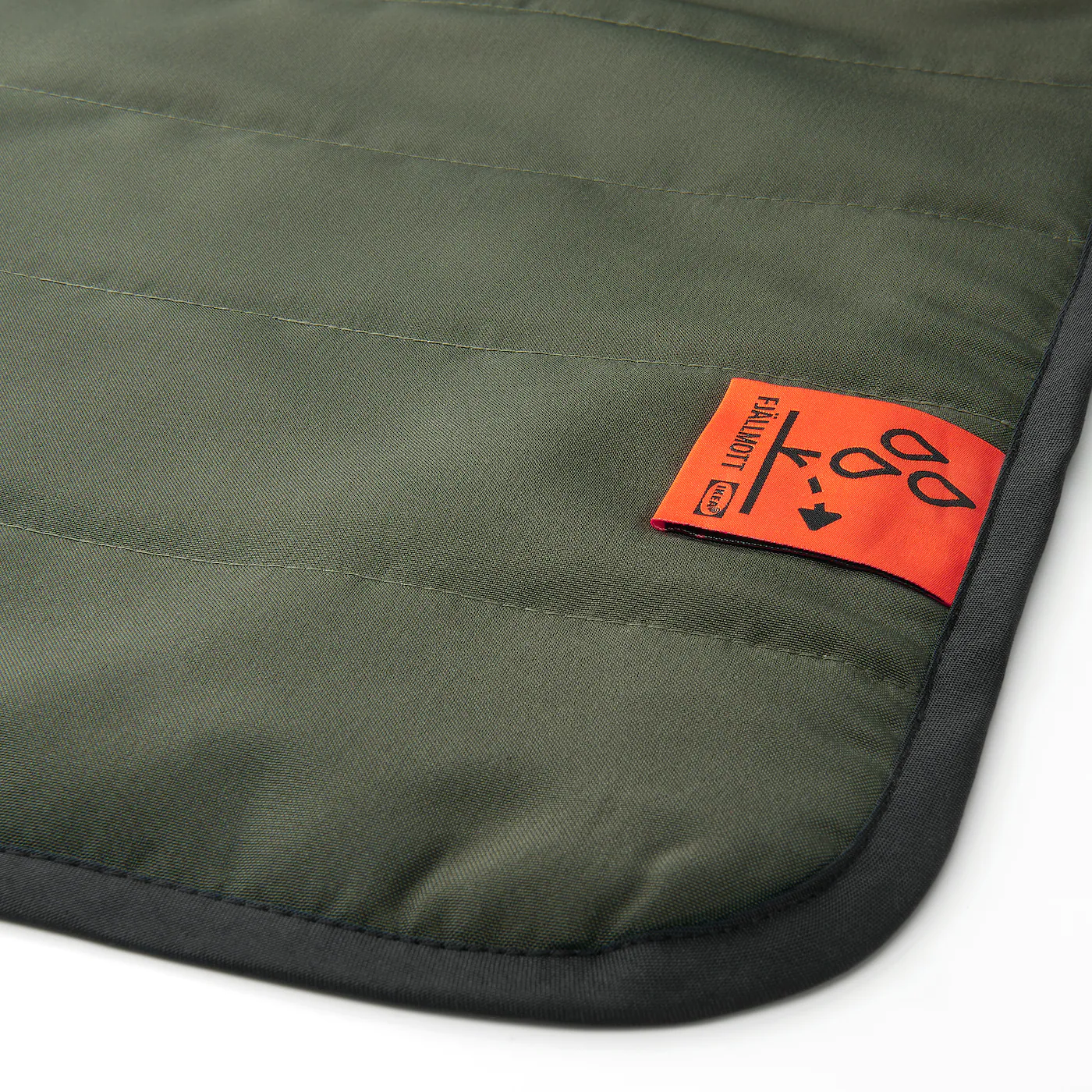 IKEA FJÄLLMOTT Picnic Blanket Deep Green/black 51 1/8x66 7/8 " - Image 4