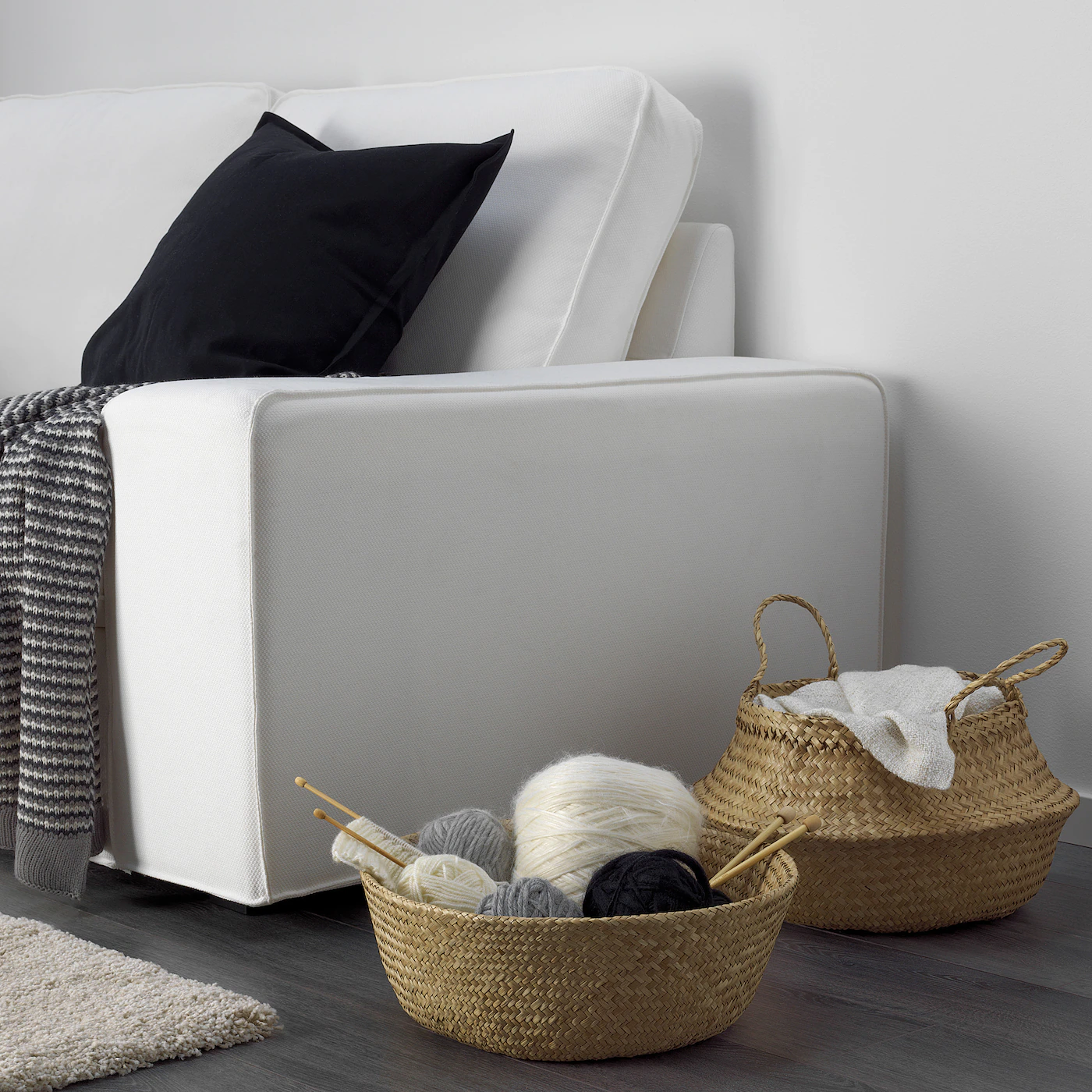 IKEA FLÅDIS Basket Seagrass 9 7/8 " - Image 4