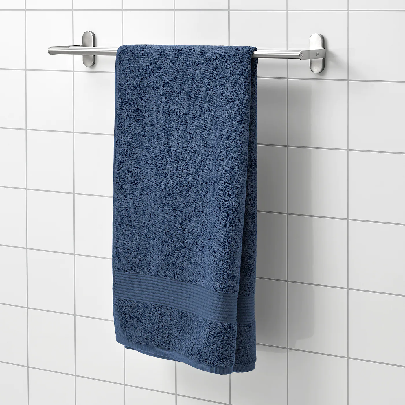 IKEA FREDRIKSJÖN Bath Towel Dark Blue 28x55 " - Image 4