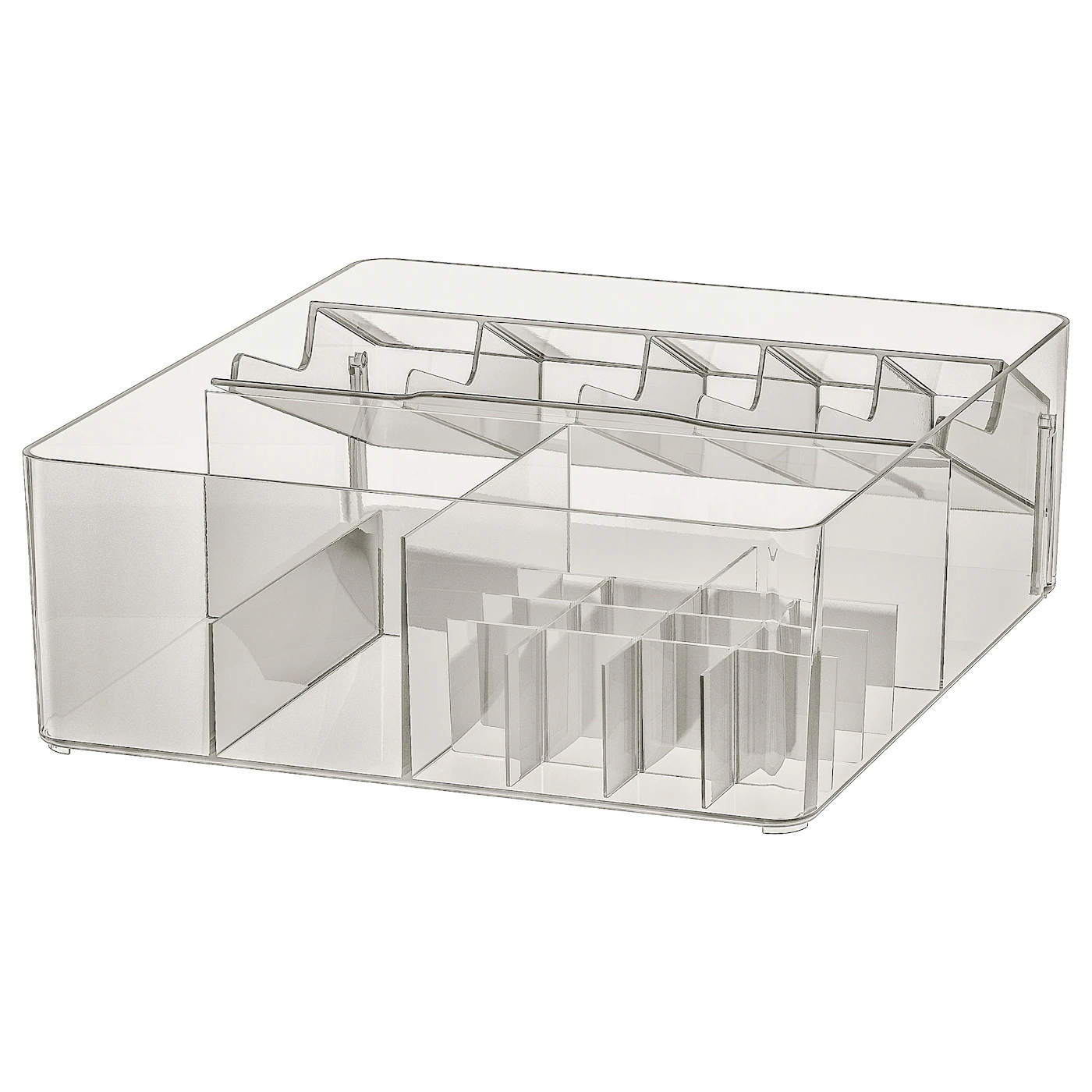 IKEA GODMORGON Box With Compartments Smoked 12 ½x11x4 "