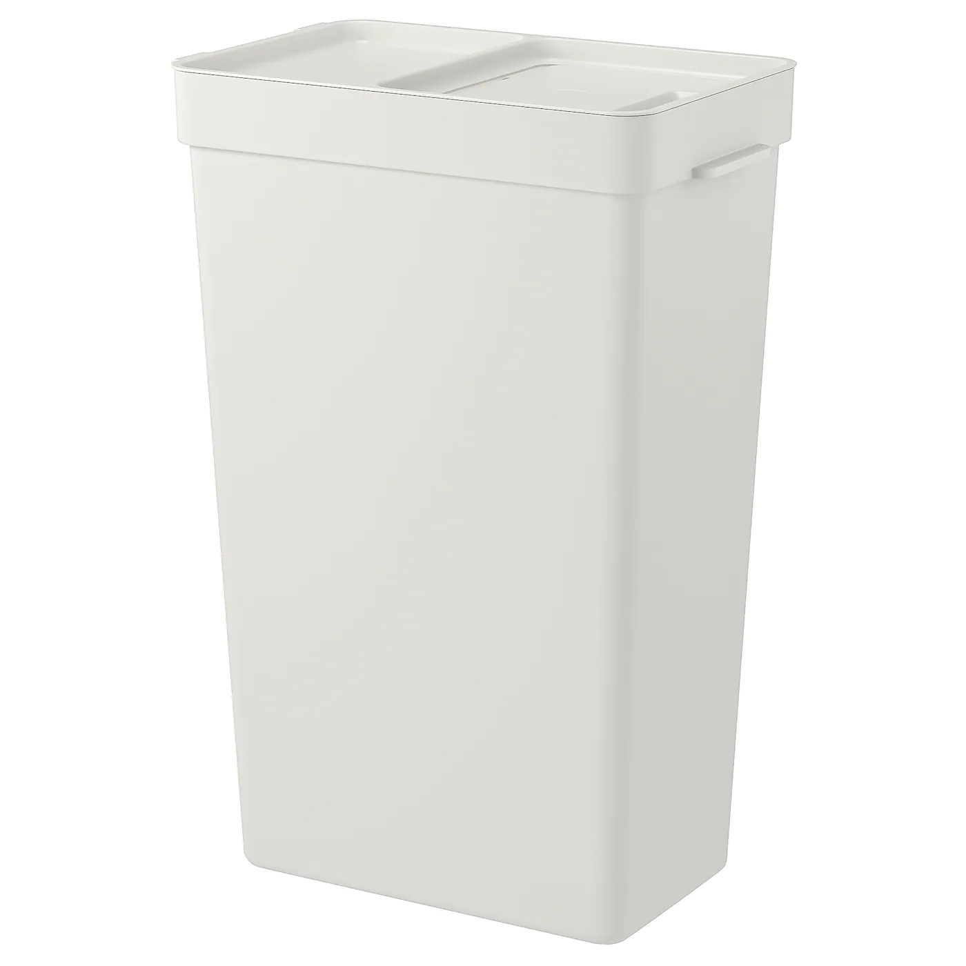 IKEA HÅLLBAR Bin With Lid Light Gray 9 Gallon