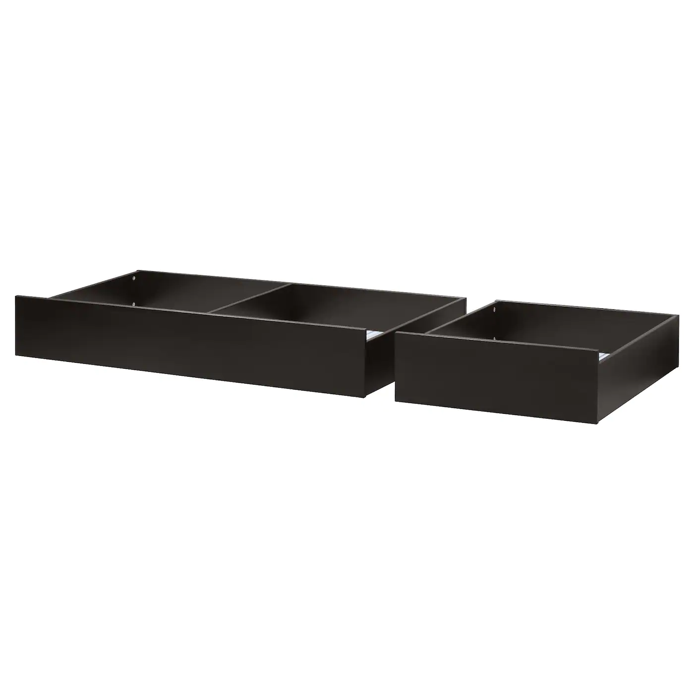 IKEA HEMNES Underbed Storage Box, Set Of 2 Blackbrown Queen/King