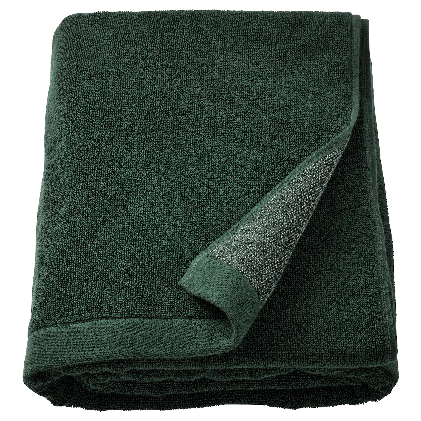 IKEA HIMLEÅN Bath Sheet Dark Green/mélange 39x59 " Dark Gray/mélange