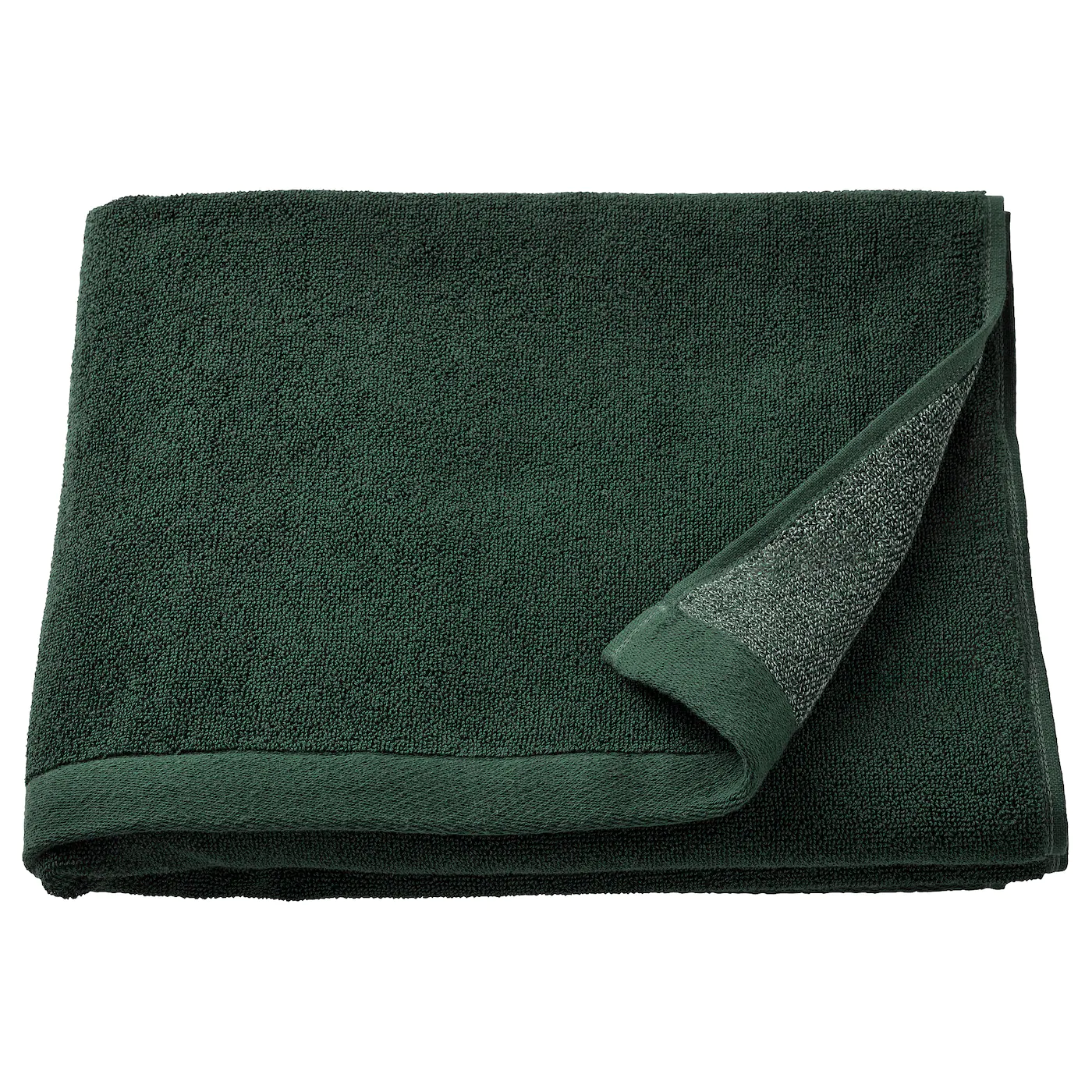 IKEA HIMLEÅN Bath Towel Dark Green/mélange 28x55 " Turquoise/mélange