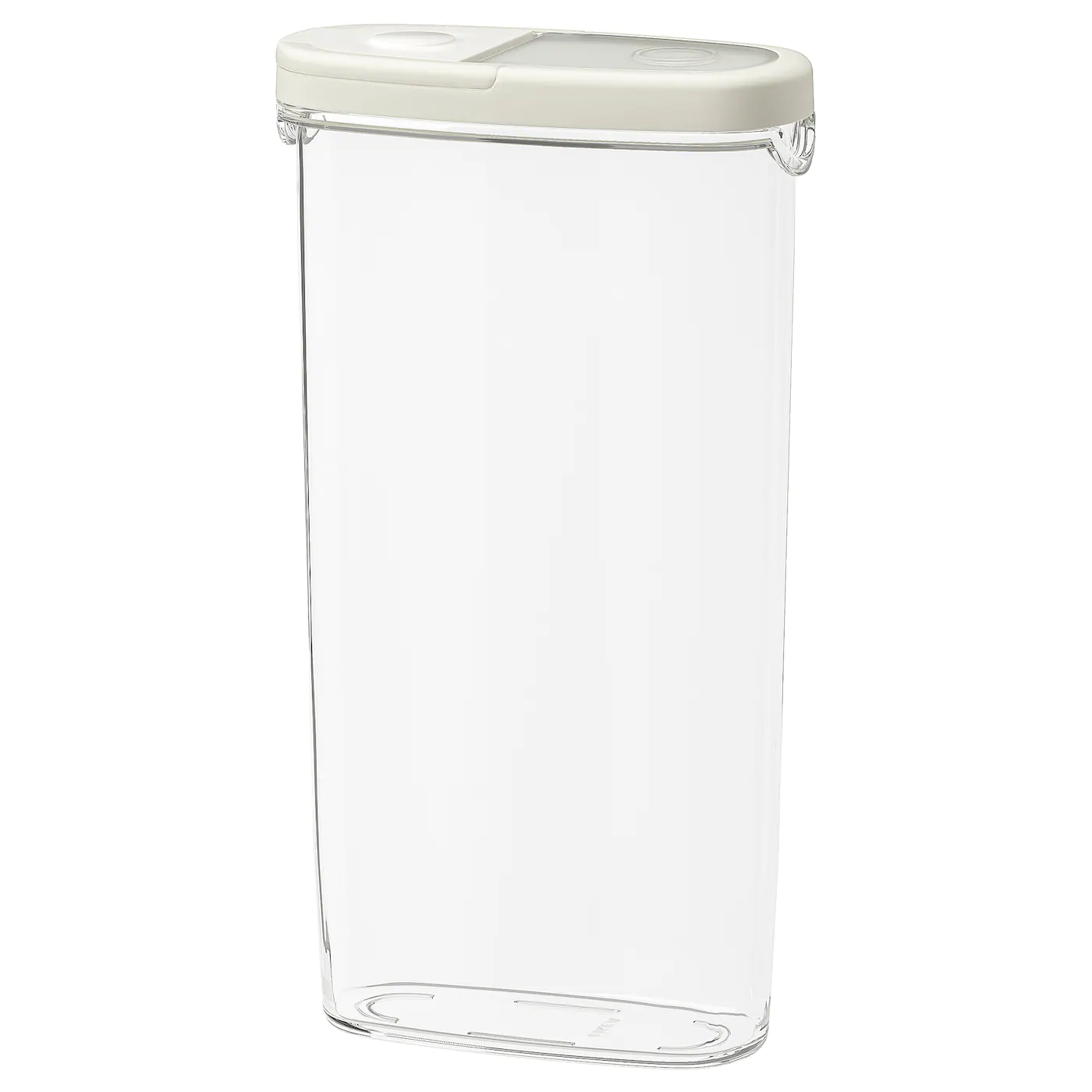 IKEA 365+ Dry Food Jar With Lid Clear/white 2 Qt