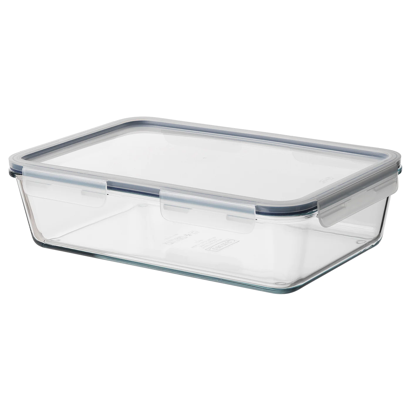IKEA 365+ Food Container With Lid Rectangular/glass Plastic 105 Oz Rectangular Plastic/silicone