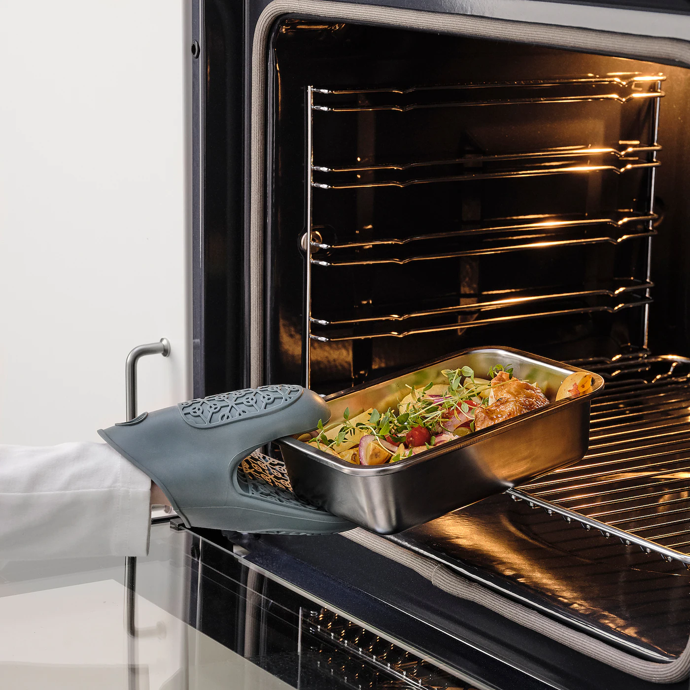 IKEA 365+ Food Container With Lid Rectangular Stainless Steel/bamboo 34 Oz - Image 3