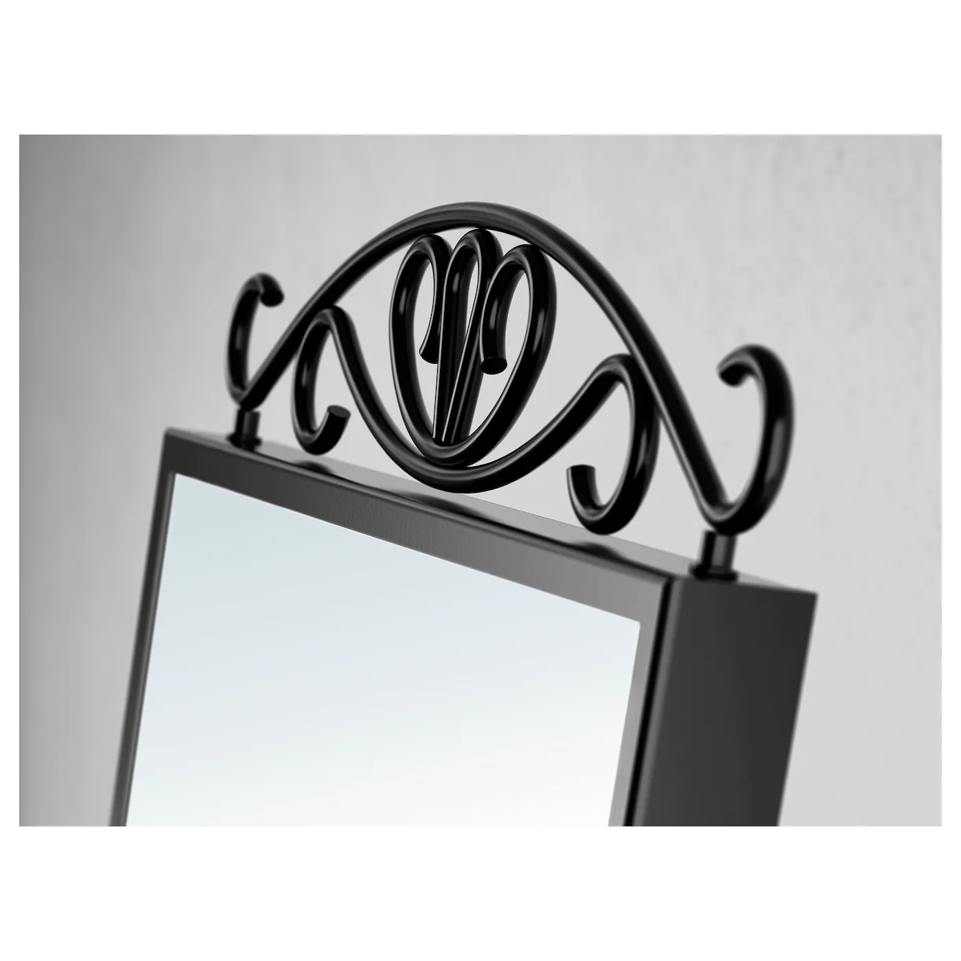 IKEA KARMSUND Table Mirror Black 10 5/8x16 7/8 " - Image 4