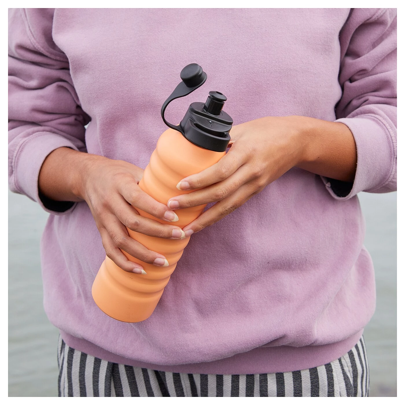 IKEA KÅSEBERGA Water Bottle Stainless Steel Orange 34 Oz - Image 3