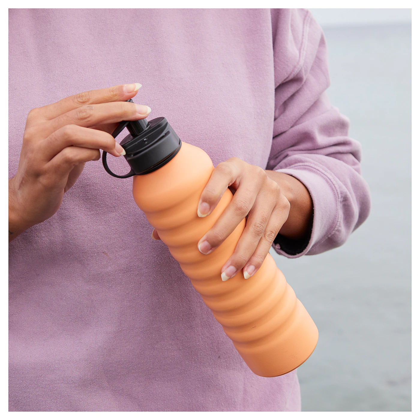 IKEA KÅSEBERGA Water Bottle Stainless Steel Orange 34 Oz - Image 5