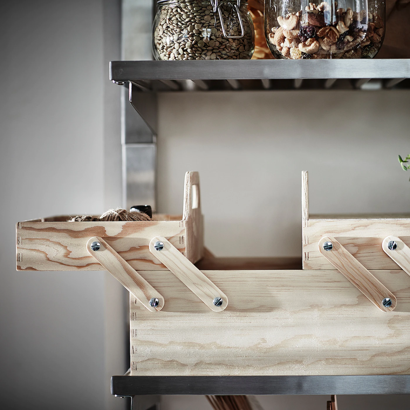 IKEA KLÄMMEMACKA Desk Organizer Natural Plywood 13 ¾x8 ¾ " - Image 7