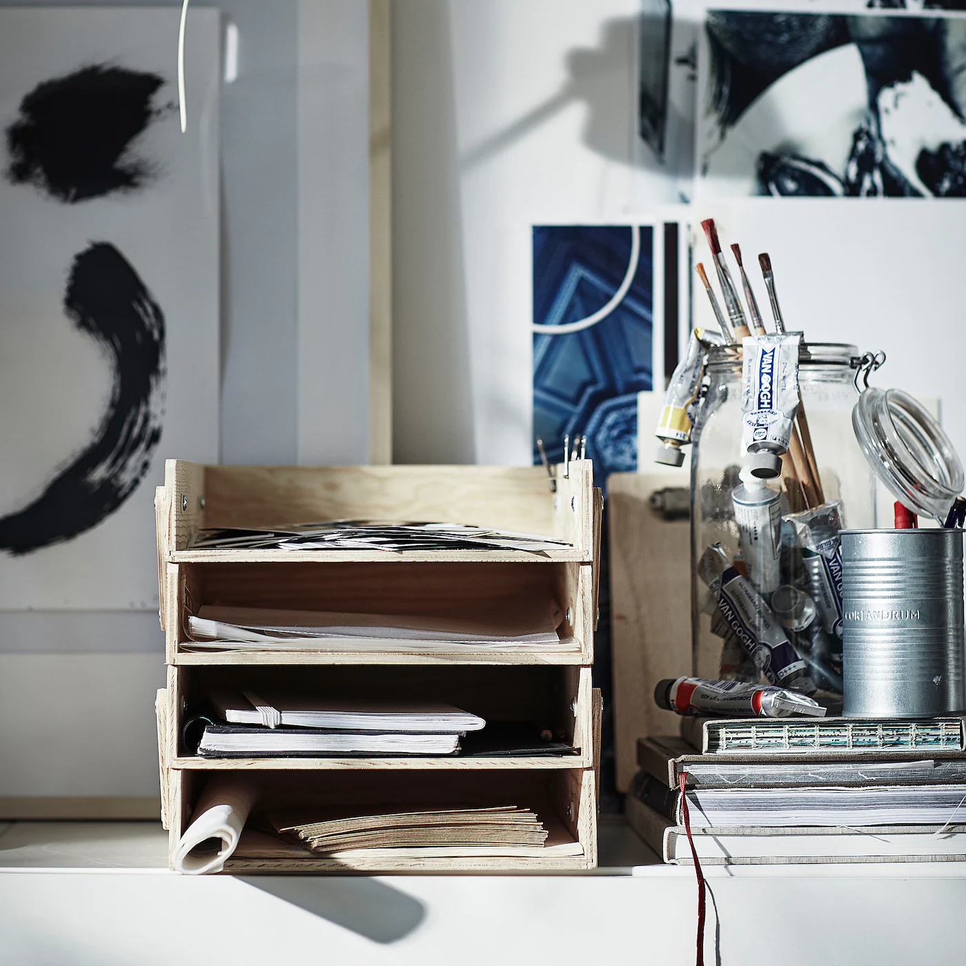 IKEA KLÄMMEMACKA Letter Tray Natural Plywood - Image 3