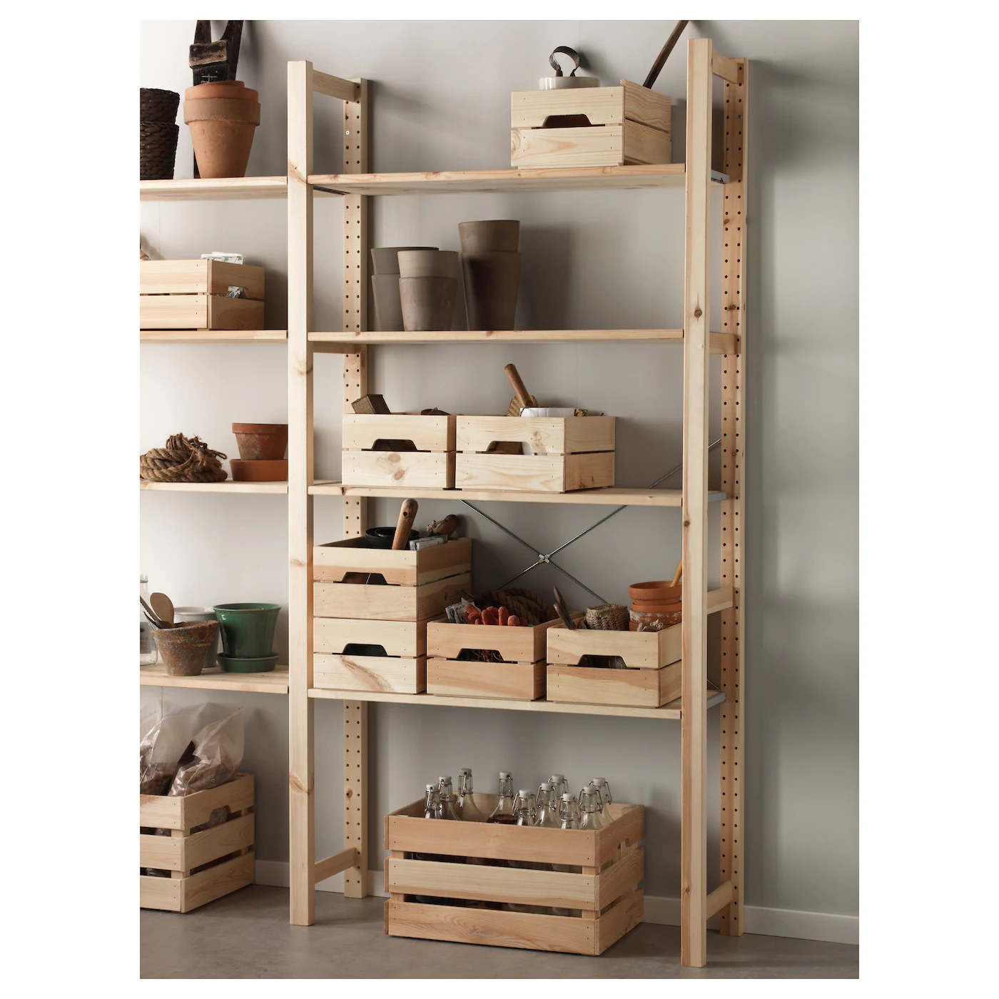 IKEA KNAGGLIG Box Pine 9x12 ¼x6 " - Image 5