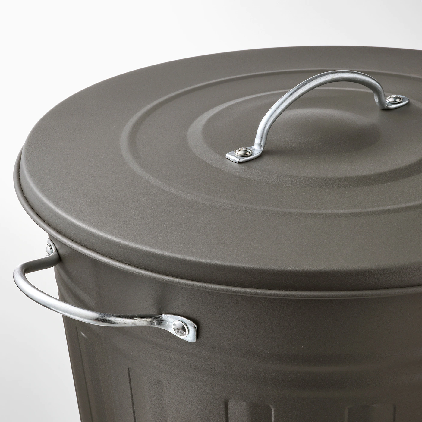 IKEA KNODD Bin With Lid Gray 11 Gallon - Image 5