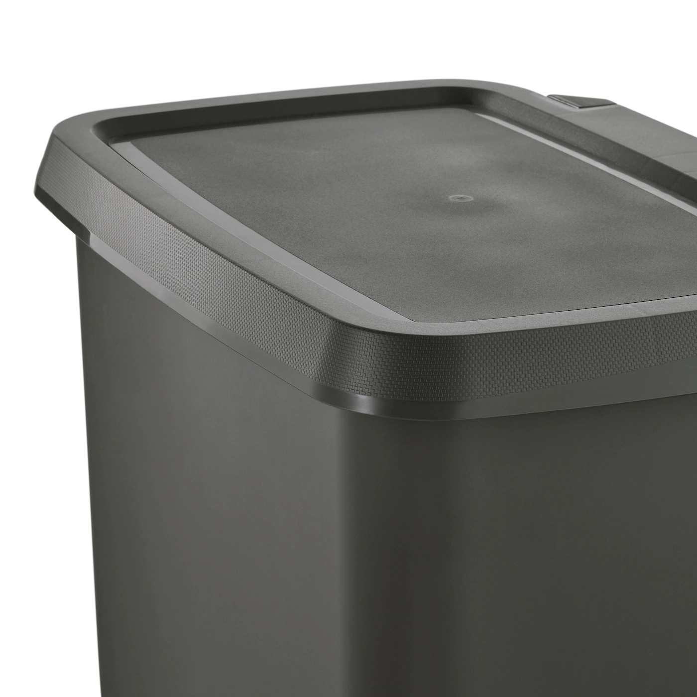 IKEA KNÖCKLA Step Trash Can Dark Gray 7 Gallon - Image 4