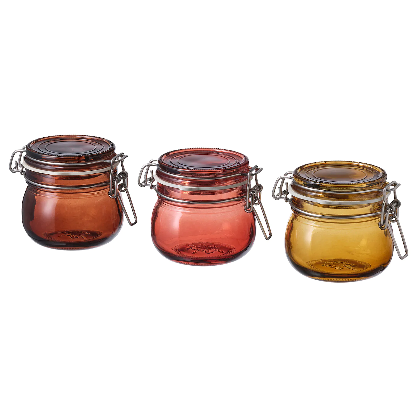 IKEA KRÖSAMOS Jar With Lid Multicolor 4 Oz