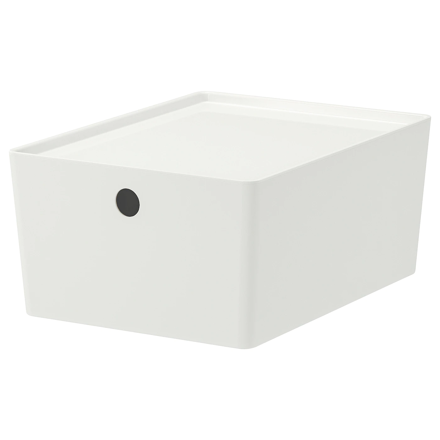 IKEA KUGGIS Box With Lid White 10 ¼x13 ¾x6 "