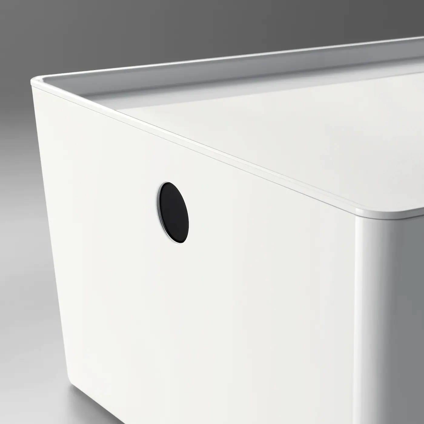 IKEA KUGGIS Box With Lid White 14 ½x21 ¼x8 ¼ " - Image 9