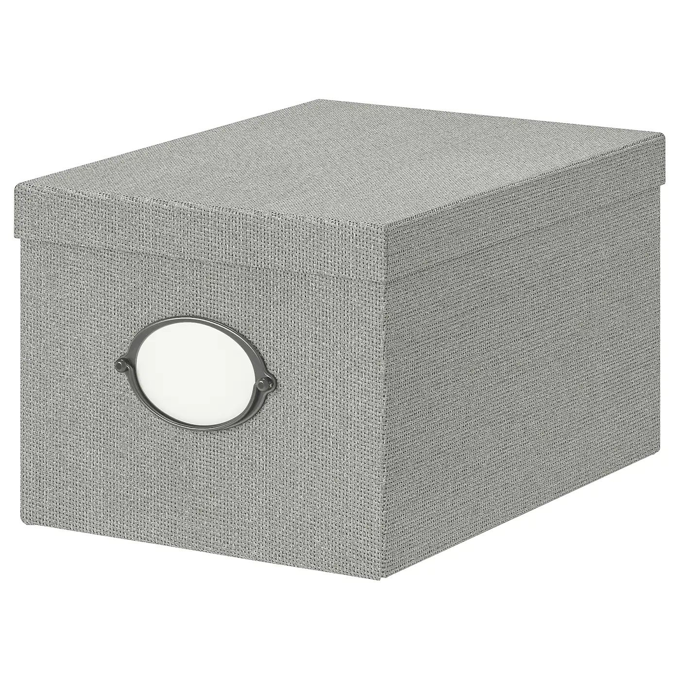 IKEA KVARNVIK Storage Box With Lid Gray 9 ¾x13 ¾x7 ¾ "