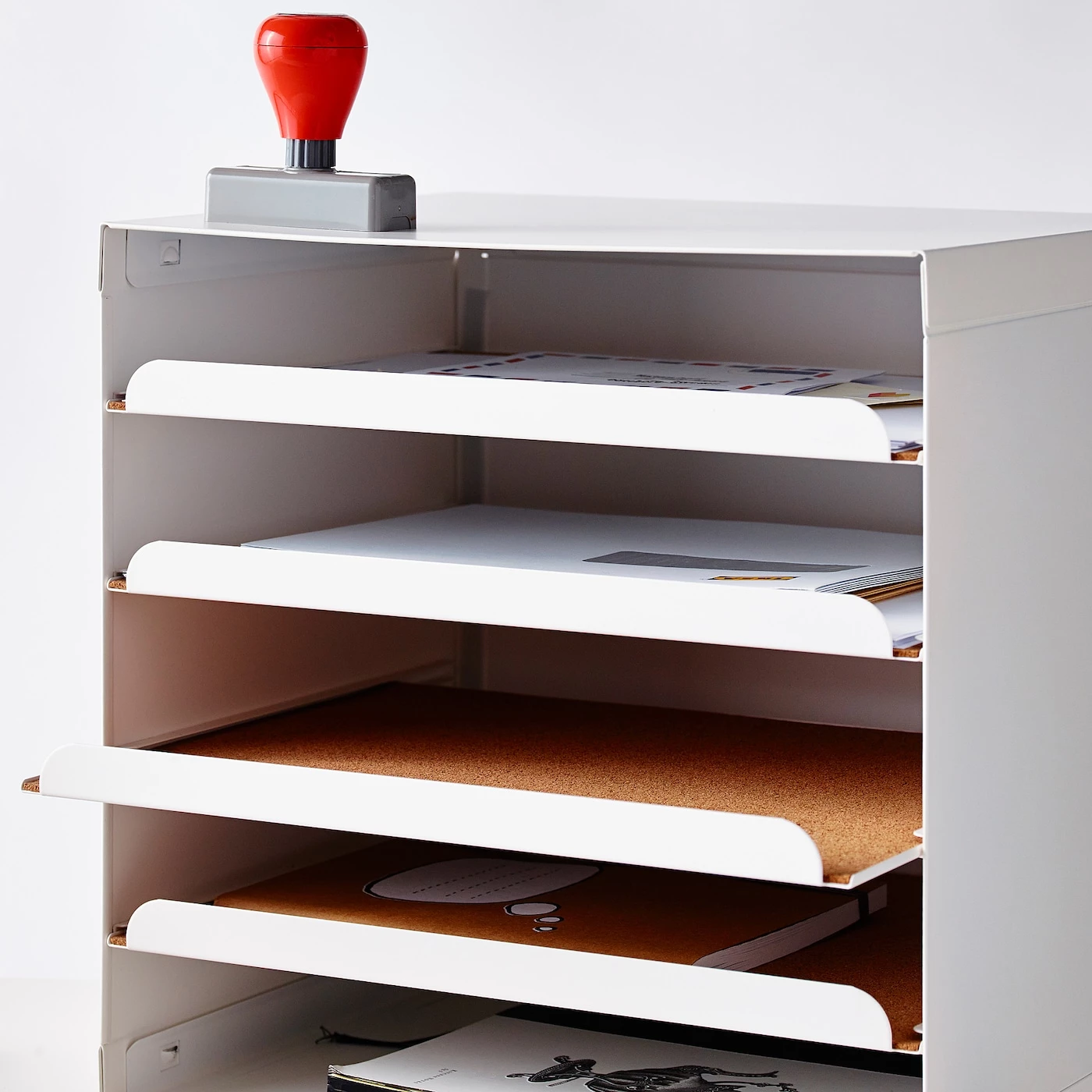 IKEA KVISSLE Letter Tray White - Image 6