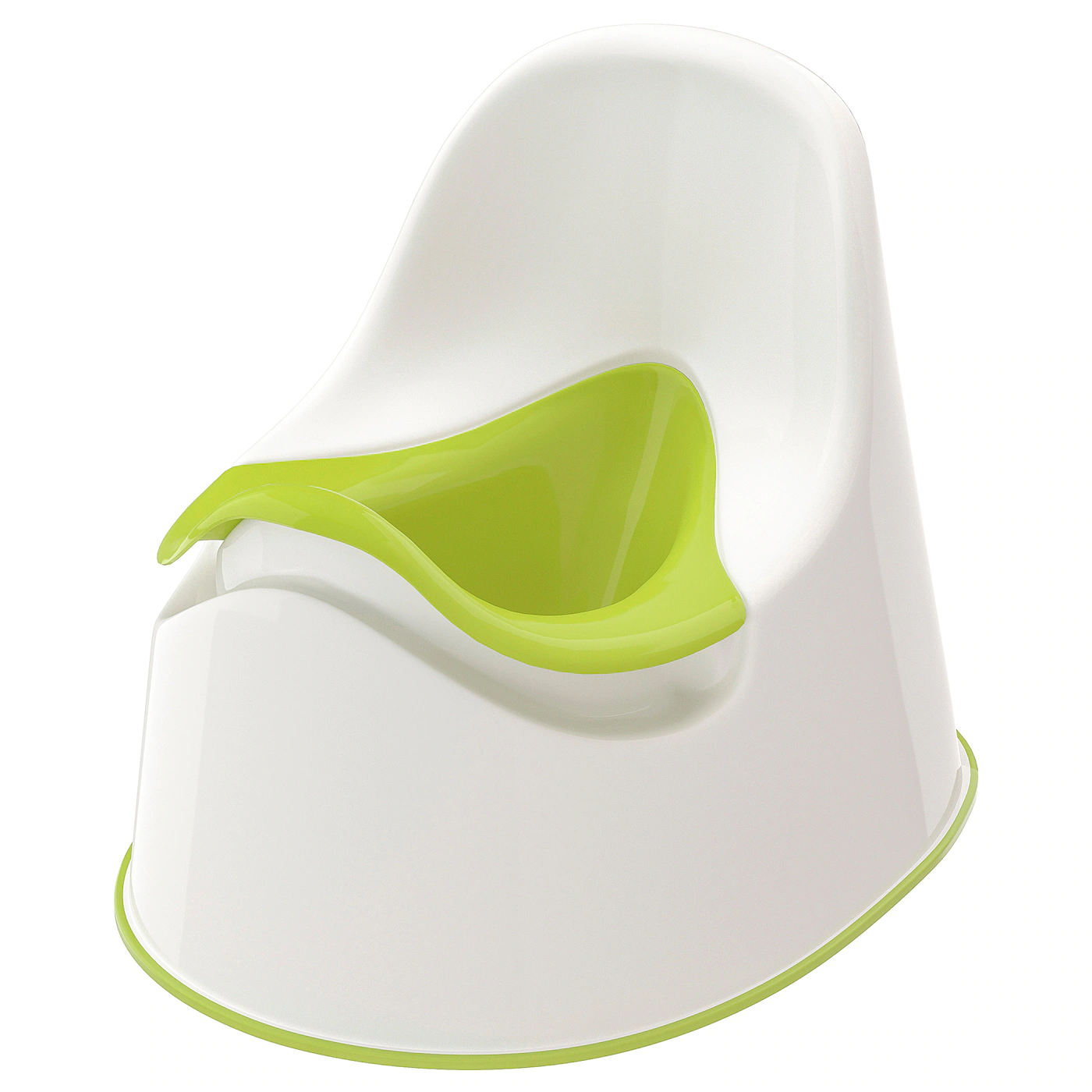 IKEA LOCKIG Children's Potty White/green