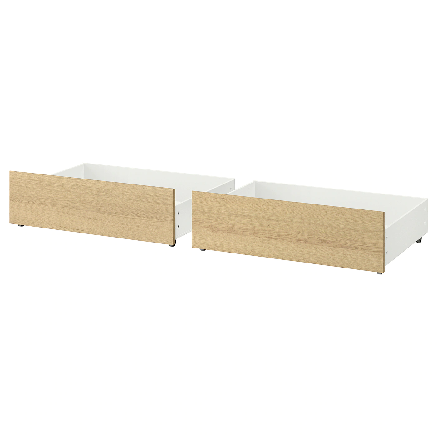 IKEA MALM Underbed Storage Box For High Bed White Stained Oak Veneer Full/Double/Twin/Single