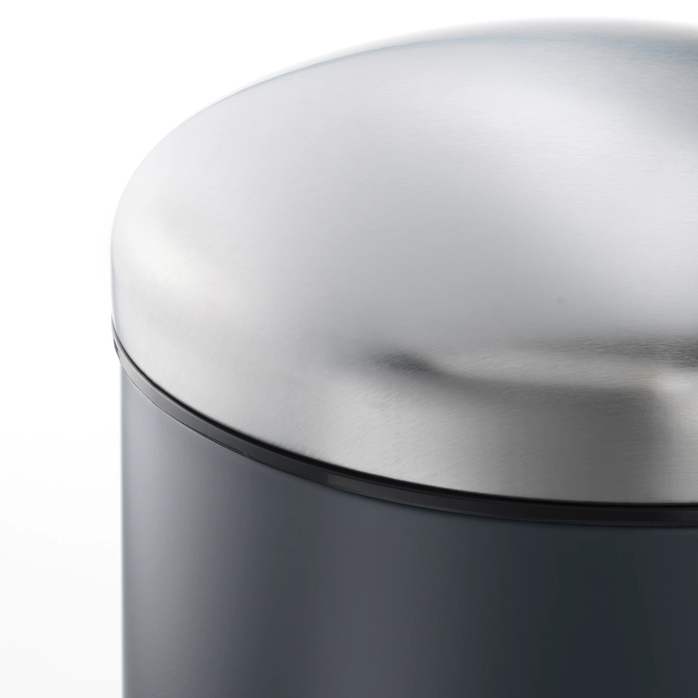 IKEA MJÖSA Pedal Bin Dark Gray 3 Gallon - Image 3