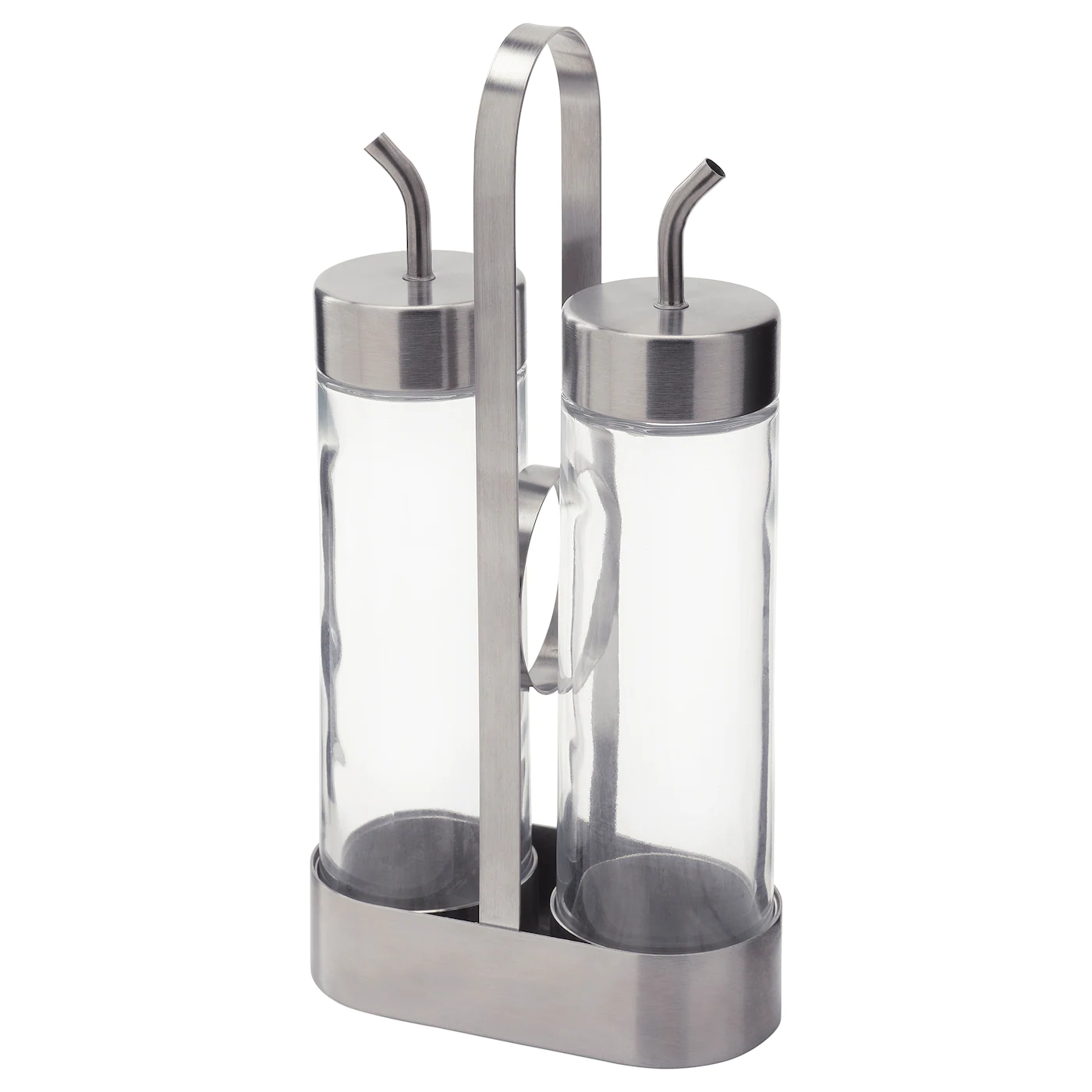 IKEA ÖRTFYLLD 3piece Oil & Vinegar Set Glass/stainless Steel