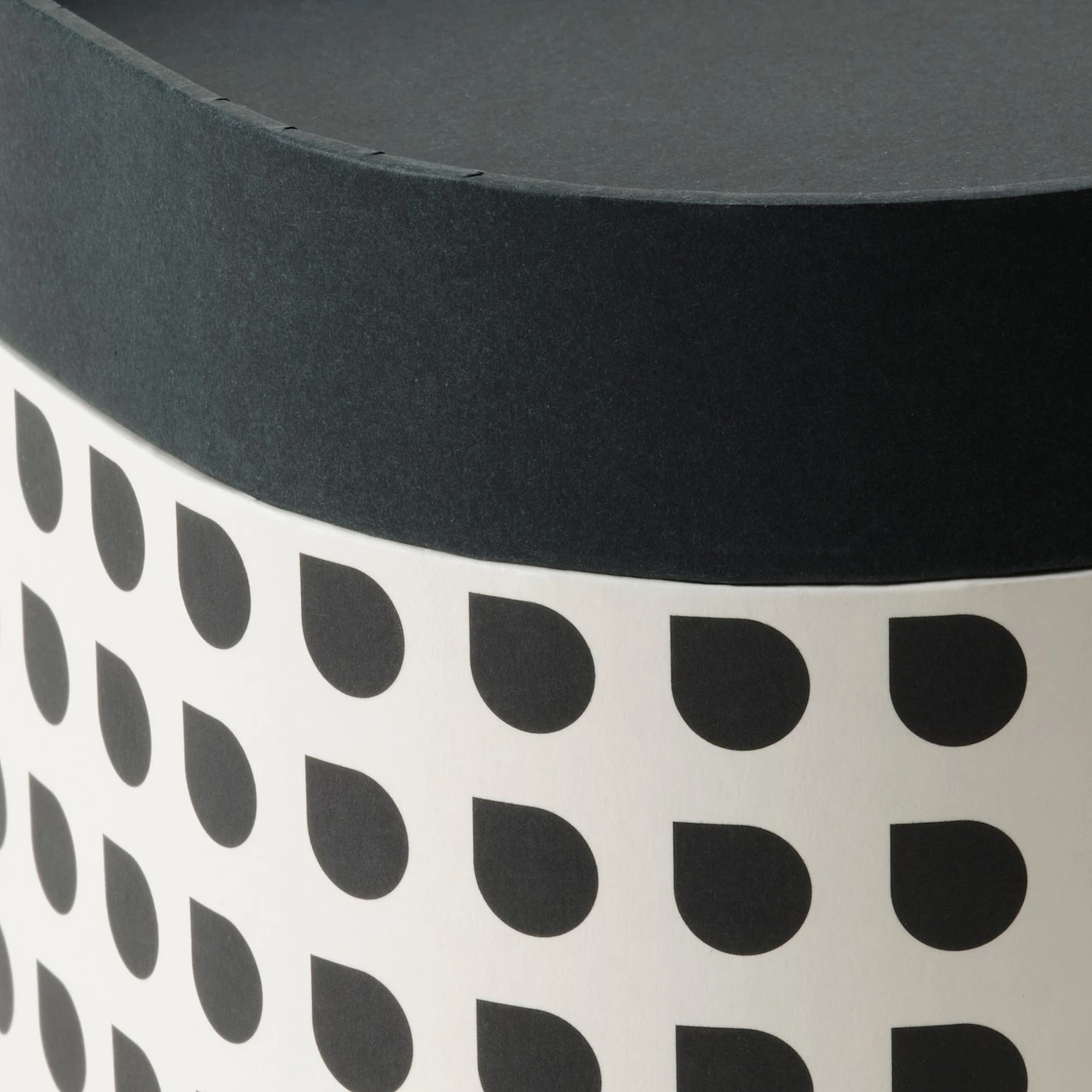 IKEA PLUGGLAND Storage Box With Lid, Set Of 2 Check Pattern/black White - Image 2