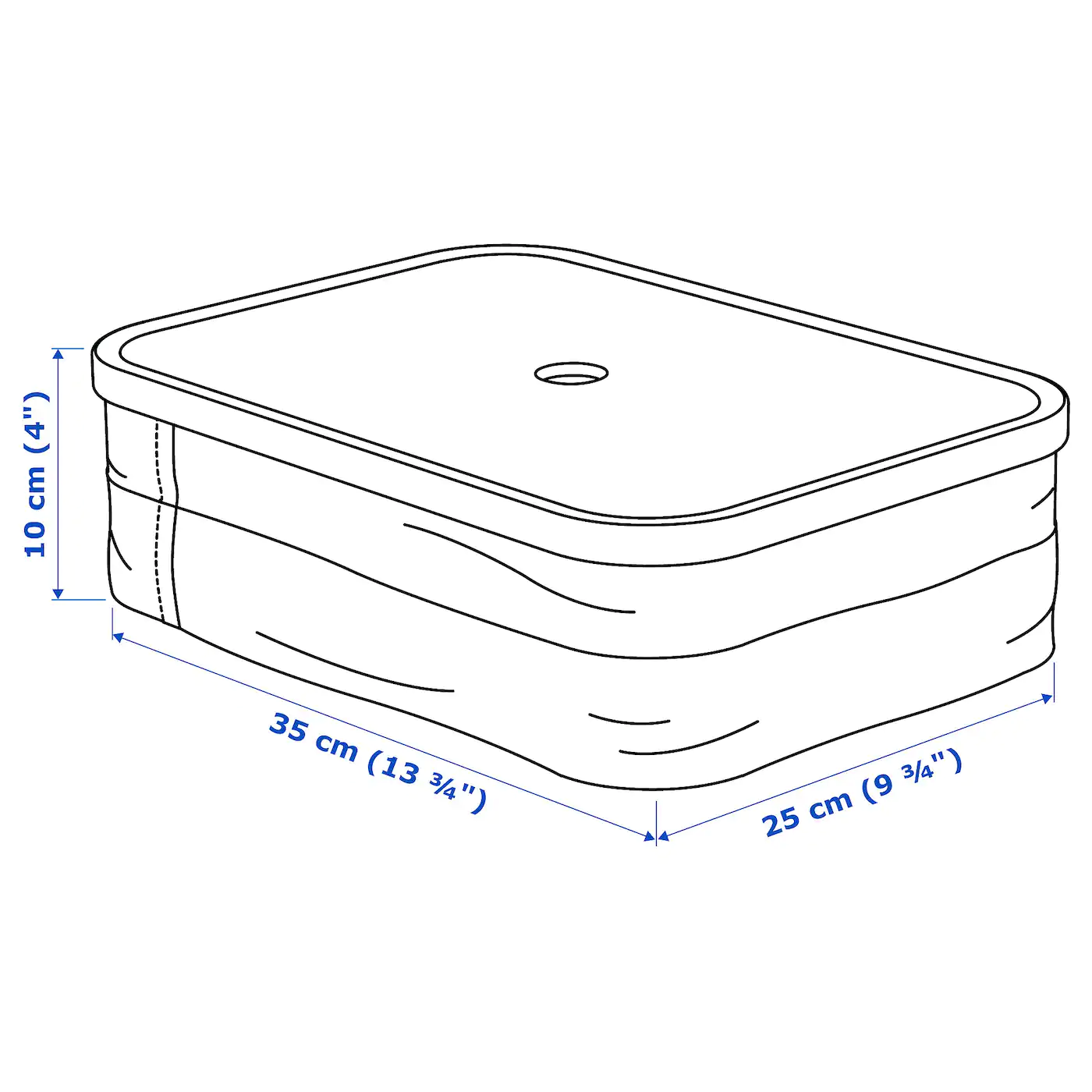 IKEA RABBLA Box With Compartments 9 ¾x13 ¾x4 " - Image 8