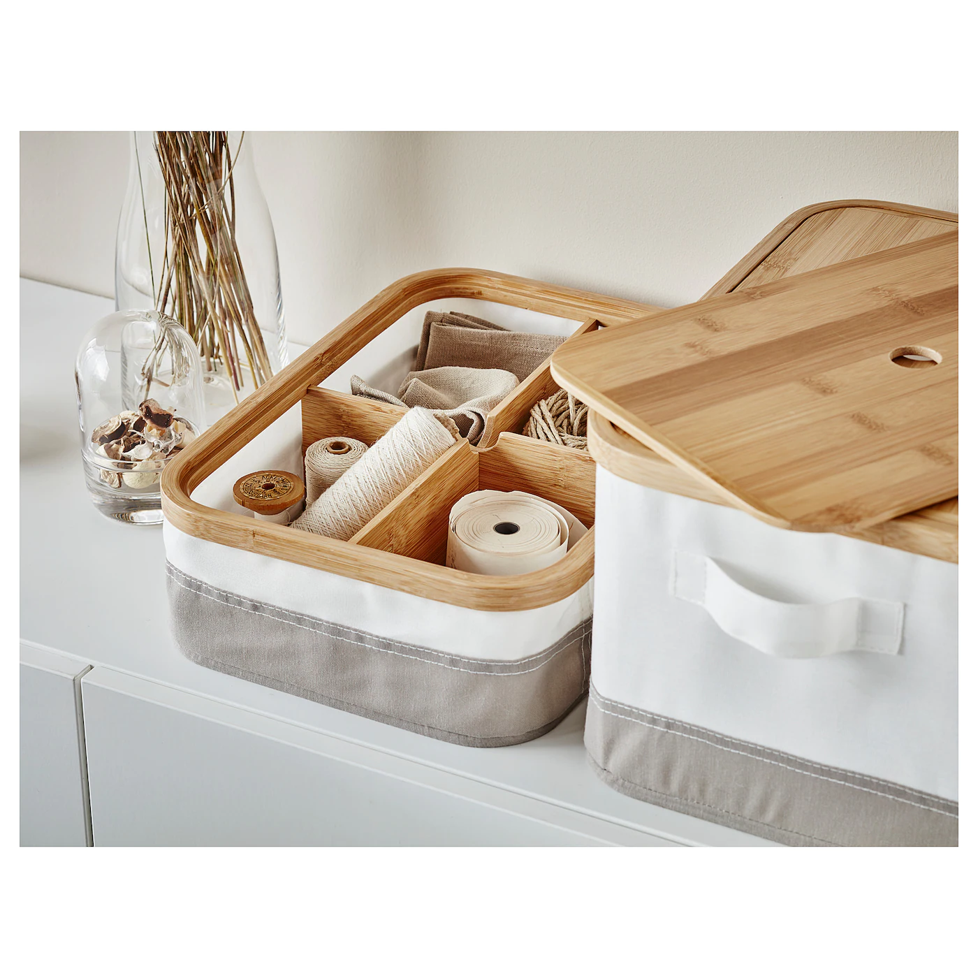 IKEA RABBLA Box With Compartments 9 ¾x13 ¾x4 " - Image 12