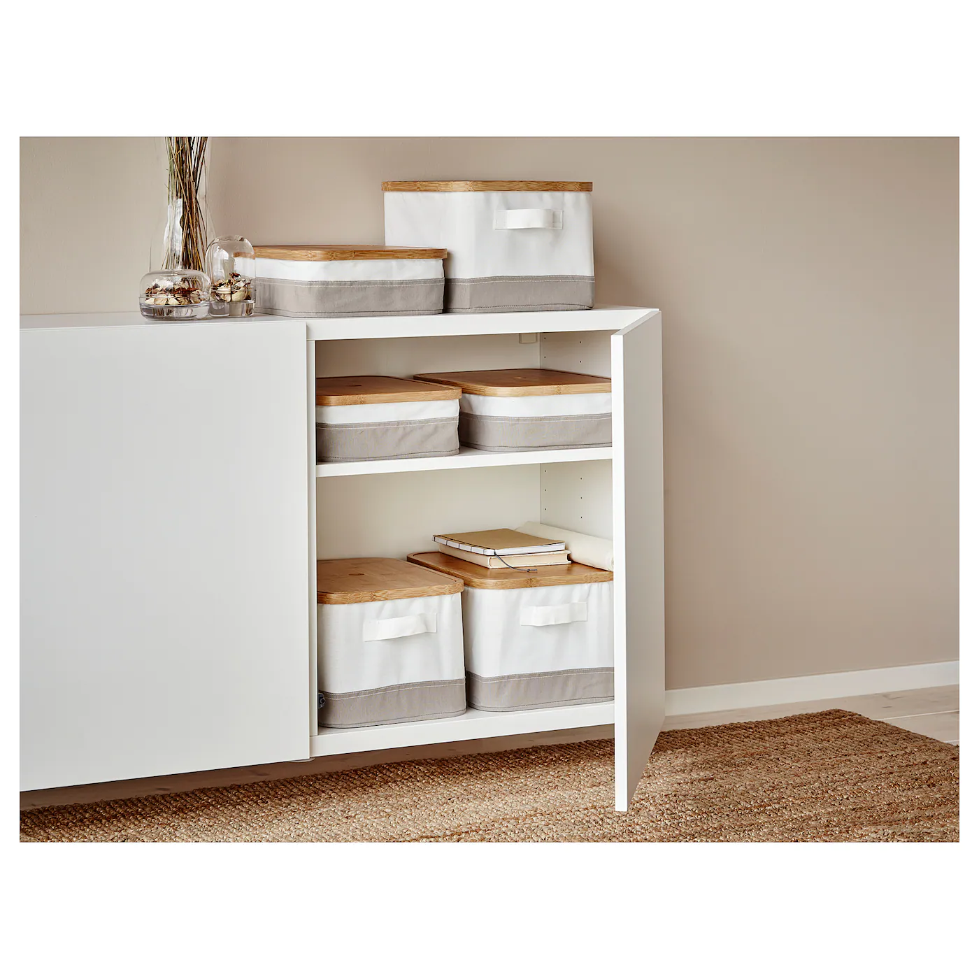 IKEA RABBLA Box With Compartments 9 ¾x13 ¾x4 " - Image 11