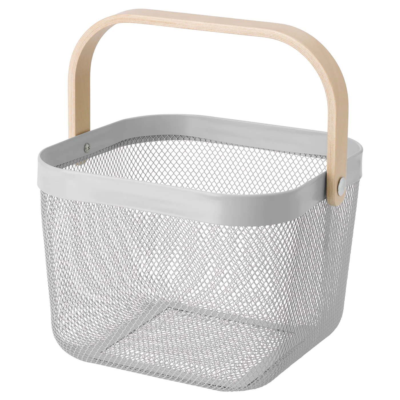 IKEA RISATORP Basket Gray 9 ¾x10 ¼x7 "