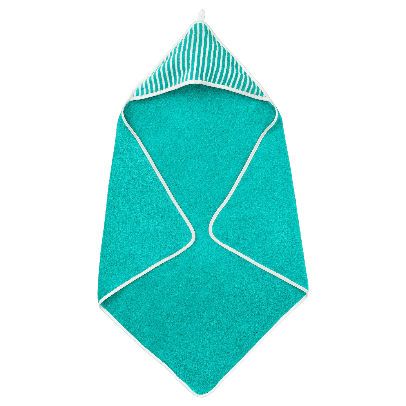 IKEA RÖRANDE Towel With Hood Stripe/green 32x32 "