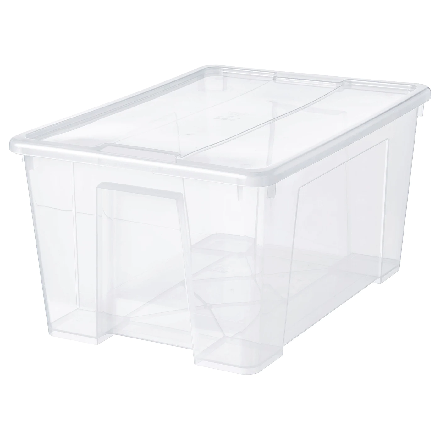IKEA SAMLA Box With Lid Clear 22 ½x15 ¼x11 "/12 Gallon