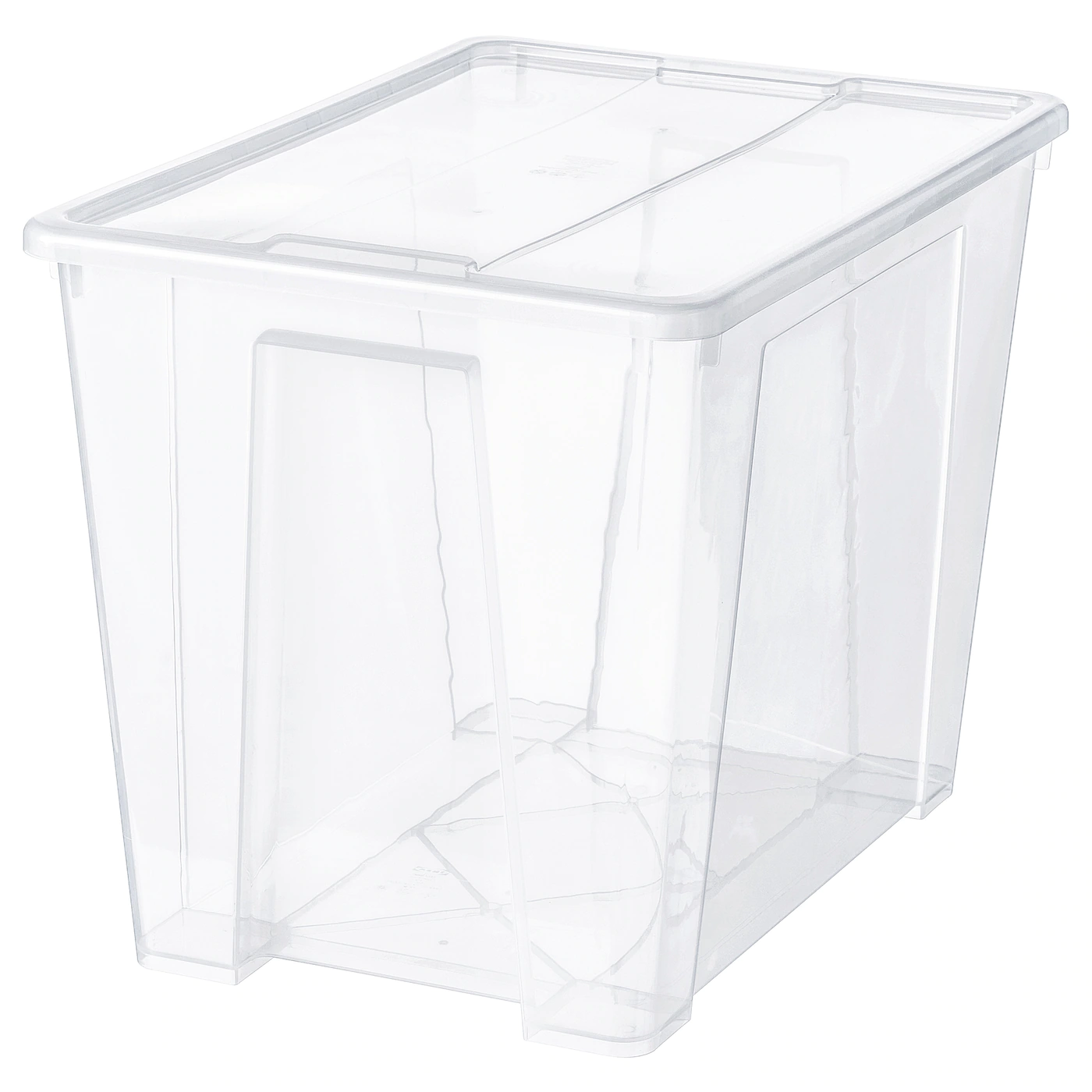 IKEA SAMLA Box With Lid Clear 22 ½x15 ¼x16 ½ "/17 Gallon