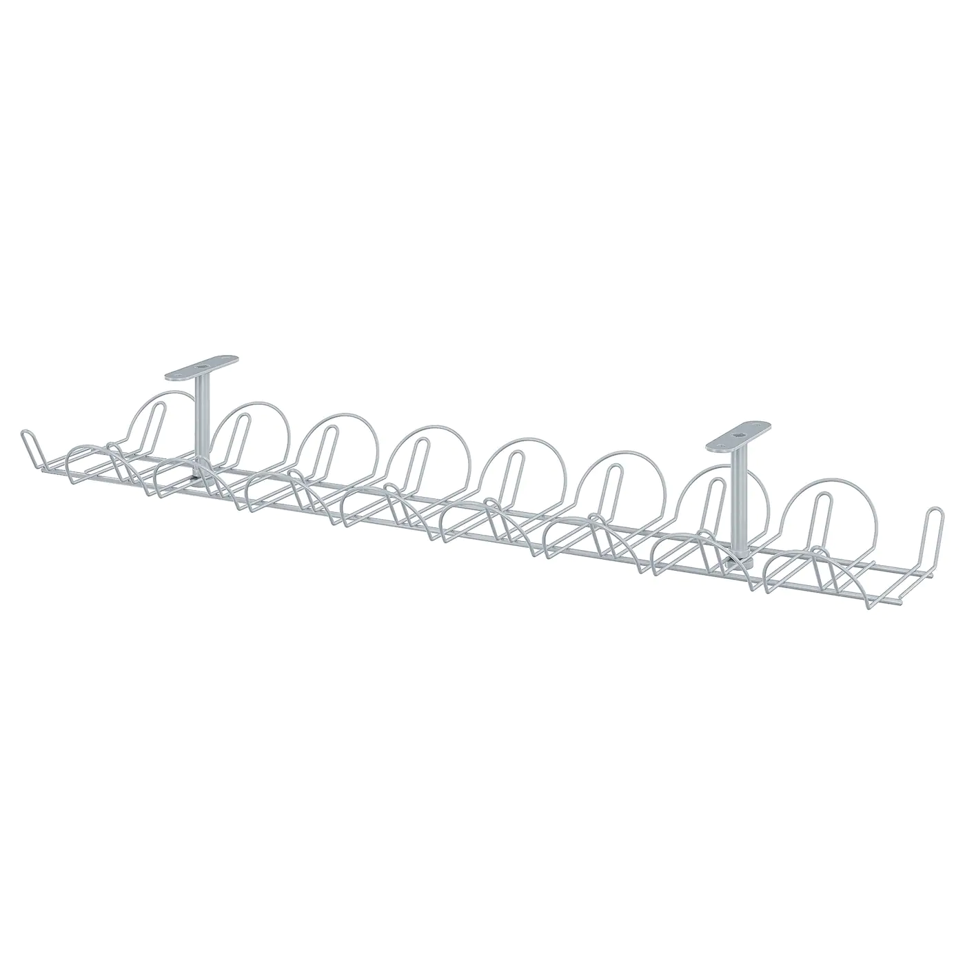IKEA SIGNUM Cable Management, Horizontal Silver Color 27 ½ "