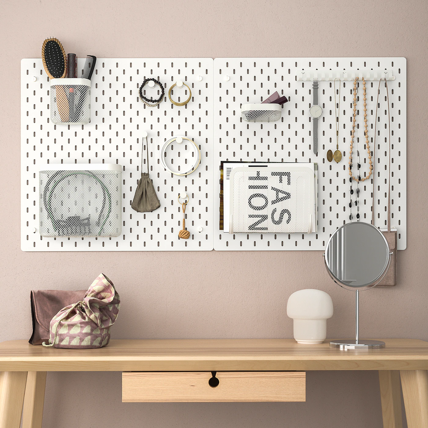 IKEA SKÅDIS Pegboard White 22x22 " - Image 3