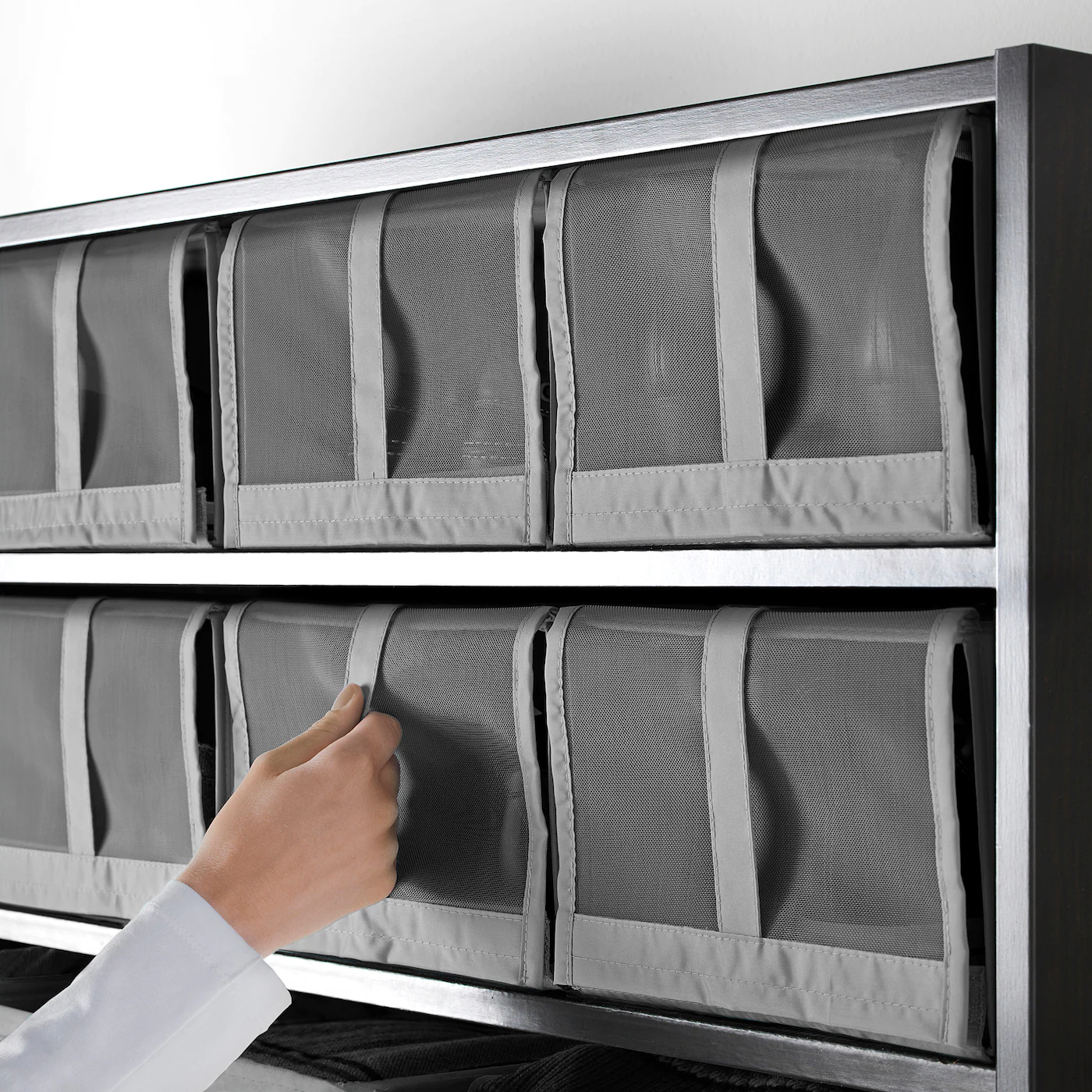 IKEA SKUBB Shoe Box Dark Gray 8 ¾x13 ½x6 ¼ " - Image 5