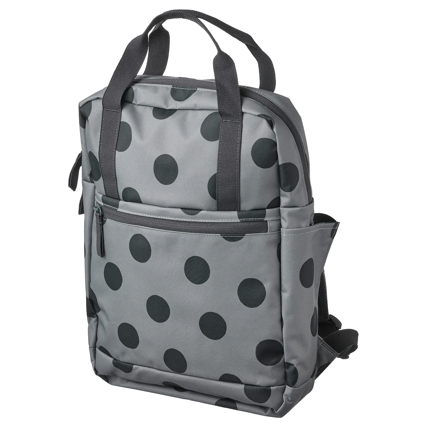 IKEA STARTTID Backpack Dotted/grey/dark Grey 10 ¾x3 ½x15 "/3 Gallon