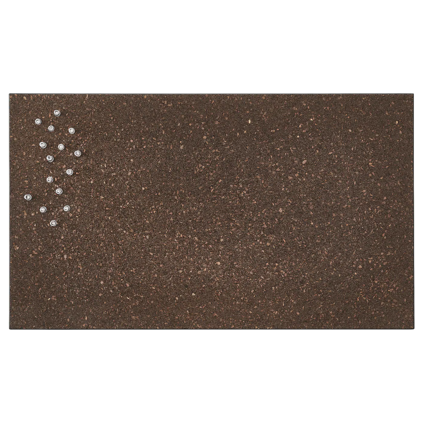 IKEA SVENSÅS Memo Board With Pins Cork Dark Brown 13 ¾x23 ½ "