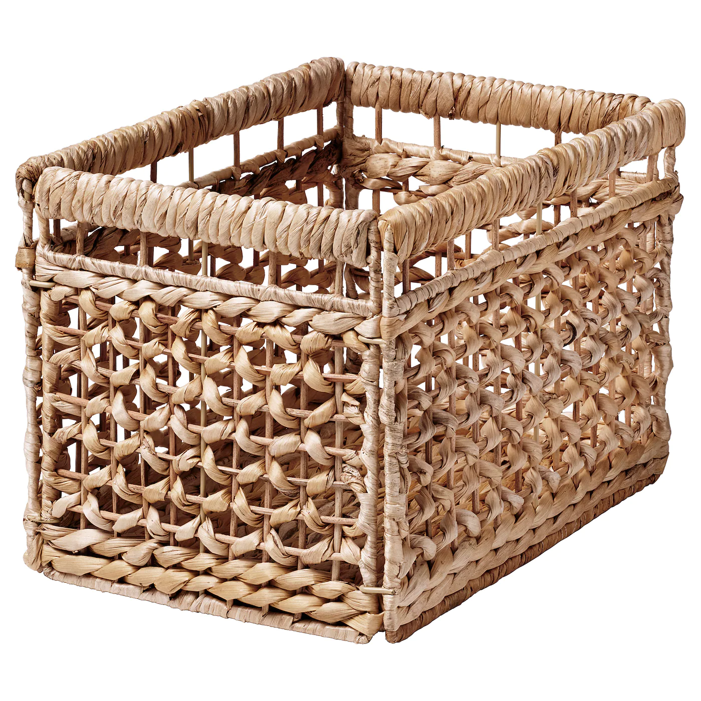 IKEA TÄTING Basket Banana Leaves/natural 13 ¾x9 ¾x9 ¾ "