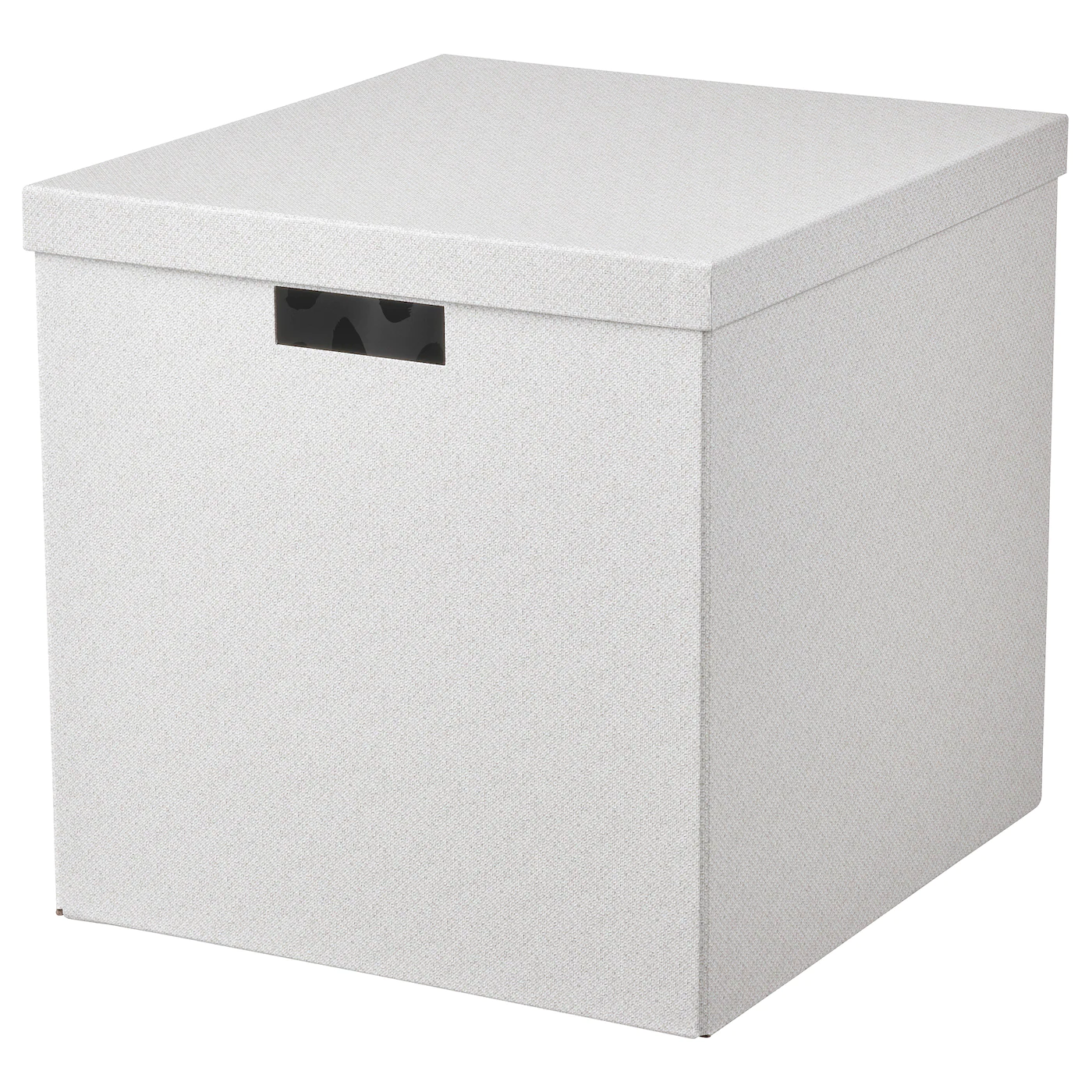 IKEA TJENA Storage Box With Lid White/beige 12 ½x13 ¾x12 ½ "