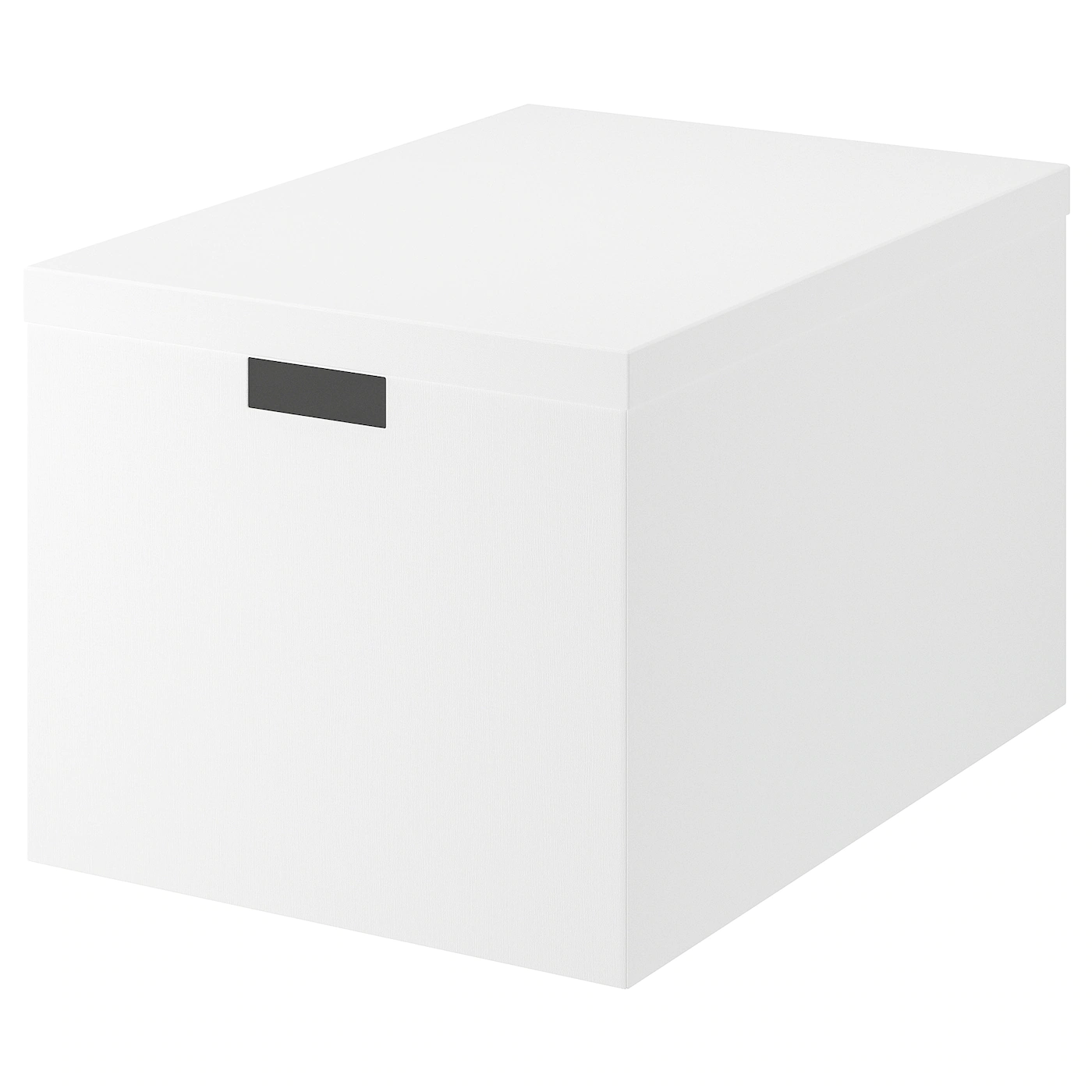 IKEA TJENA Storage Box With Lid White 13 ¾x19 ¾x11 ¾ "