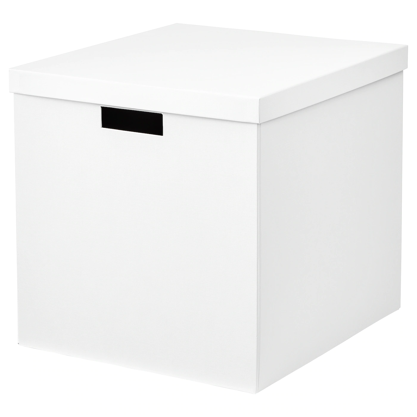 IKEA TJENA Storage Box With Lid White 12 ½x13 ¾x12 ½ "